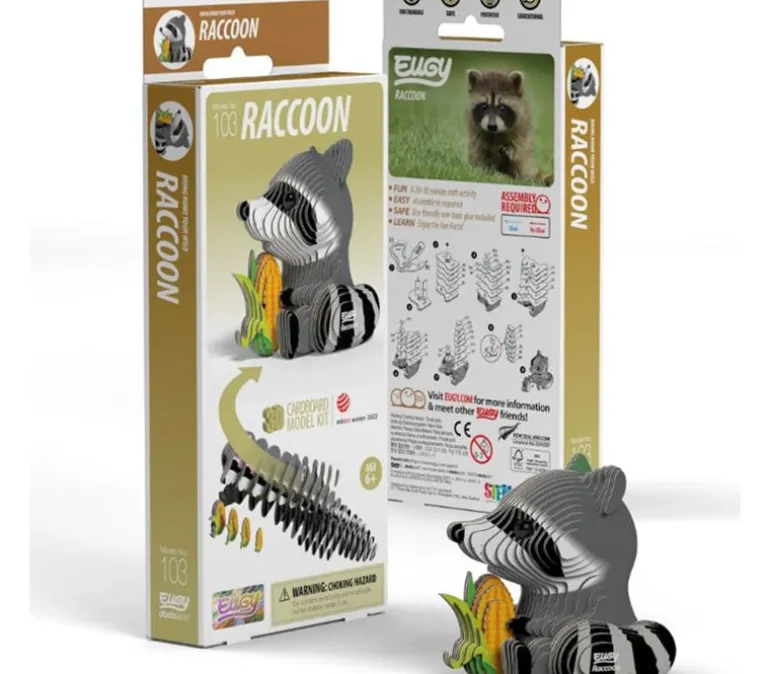 EUGY 3D Model Kit – Raccoon