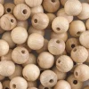 Euro Wood Beads – Round 8mm – Natural