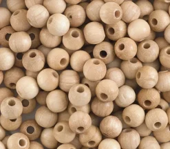 Euro Wood Beads – Round 6mm – Natural