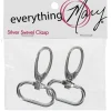 Everything Mary Swivel Clasp Silver, 2 pc
