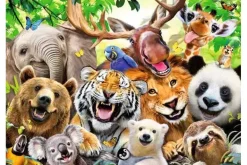 Exotic Animals Selfie – 300 XL Piece Puzzle