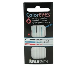 Eye Beading Needles 6 Colored