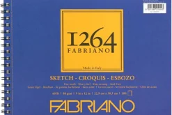 Fabriano 1264 Drawing Pad, 18″x24″, 75lb, 25 Sheets