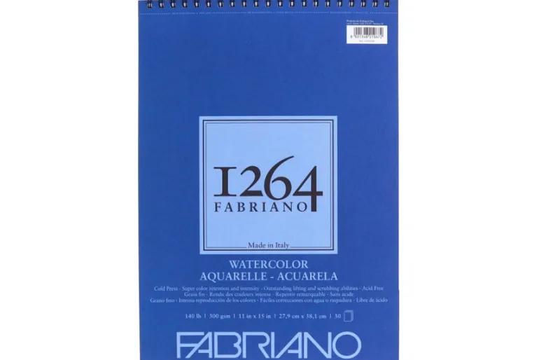 Fabriano 1264 Drawing Pad, 18″x24″, 75lb, 25 Sheets
