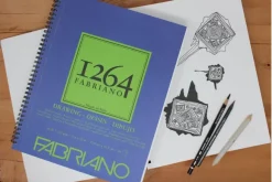 Fabriano 1264 Mixed Media Pad, 7″x10″, 110lb, 60 Sheets