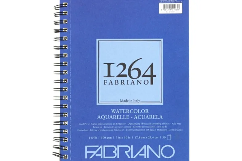 Fabriano 1264 Sketch Pad, 5.5″x8.5″, 60lb, 100 Sheets