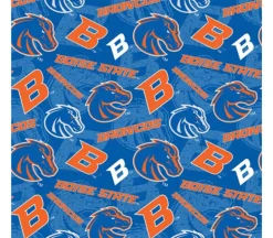 Fabric – Boise State Logo And Text Toss
