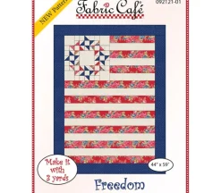Fabric Café Freedom 3-Yard Quilt Pattern #FC092121-01