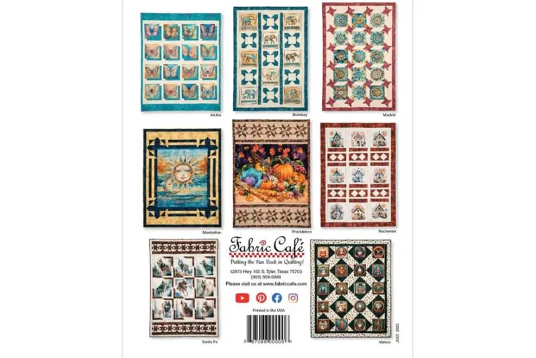 Fabric Café Panel Perfect 3-Yard Quilts Book #FC032543