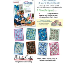 Fabric Café Stash Busting with 3-yard Quilts book #FC032344