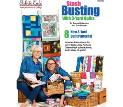Fabric Café Stash Busting with 3-yard Quilts book #FC032344
