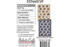Fabric Café Streetcar Quilt Sewing Pattern FC92404