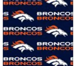 Fabric – Denver Nfl Large Logo Navy