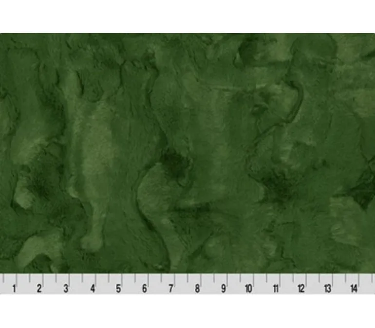 Fabric – Hide Luxe Cuddle In Evergreen