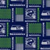 Fabric – Seattle Seahawks NFL Block Allover Navy