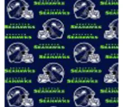Fabric – Seattle Seahawks NFL Helmets Navy