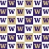 Fabric – University Of Washington Diagonal Patch Digital