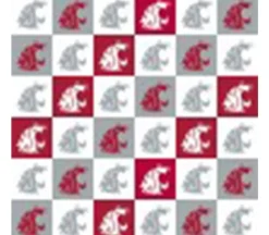 Fabric – Washington State University Diagonal Patch