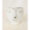 Face Concrete Pot Vase