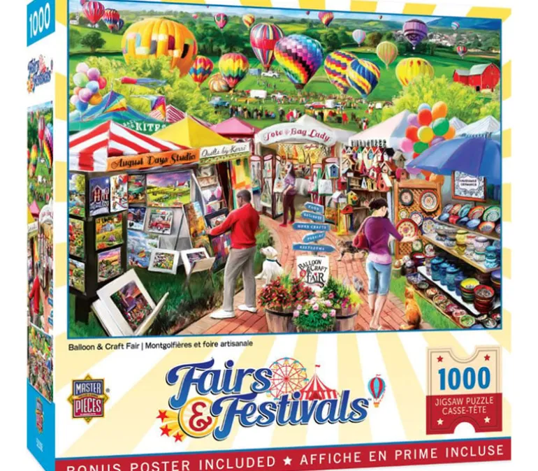 Fairs and Festivals Balloon and Craft Fair Puzzle – 1000 Piece