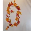 Fall Leaves Garland – 6-Foot Autumn Décor in Orange & Red