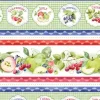 Farmers Market Gingham Green on White