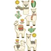 Faux Enamel Stickers – Llama