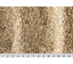 Fawn Print Luxe Cuddle In Cappuccino