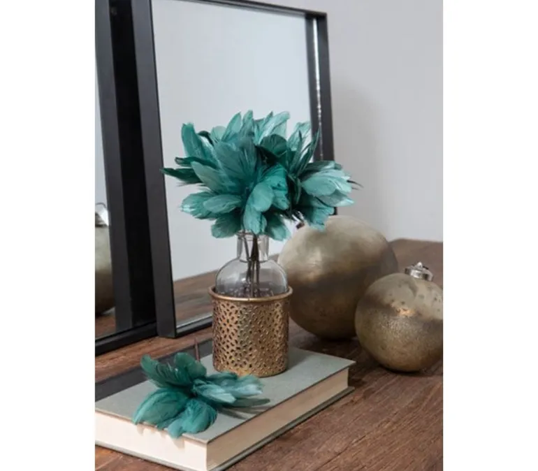 Feather Spray – 4.75-inch – Teal