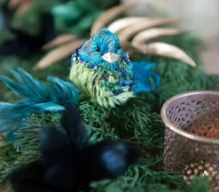 Feather Spray – 4.75-inch – Teal