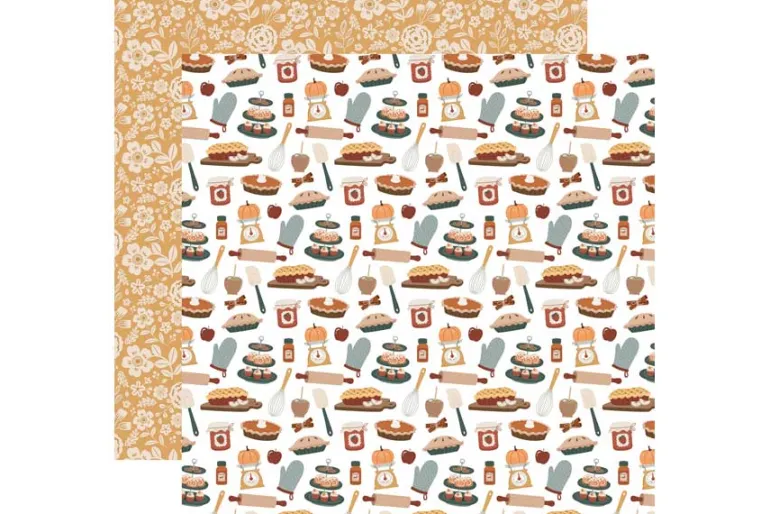 Feels Like Fall Autumnal Plaid 12×12 Patterned Paper