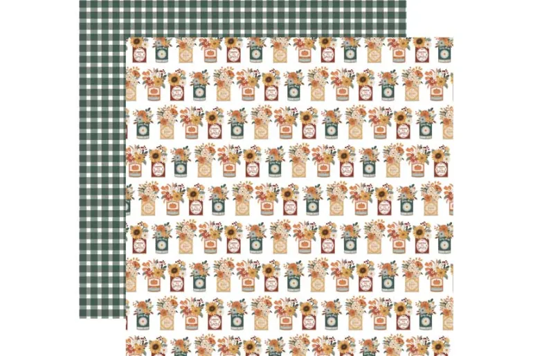 Feels Like Fall Autumnal Plaid 12×12 Patterned Paper