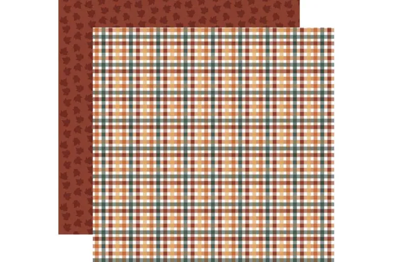 Feels Like Fall Autumnal Plaid 12×12 Patterned Paper