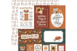 Feels Like Fall Autumnal Plaid 12×12 Patterned Paper