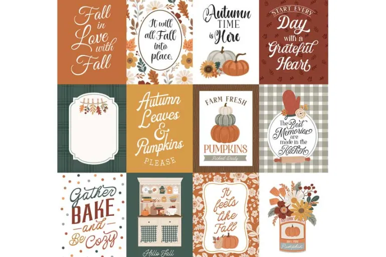 Feels Like Fall Autumn Gingham Washi Tape