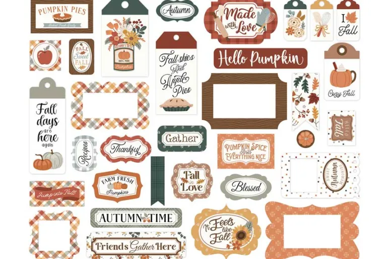 Feels Like Fall Autumn Gingham Washi Tape