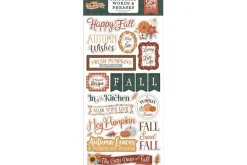 Feels Like Fall 6×13 Chipboard Accents