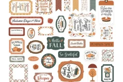 Feels Like Fall Embossed Porch Pumpkins Die