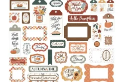 Feels Like Fall Pumpkin Spice Stripes 12×12 Patterned Paper