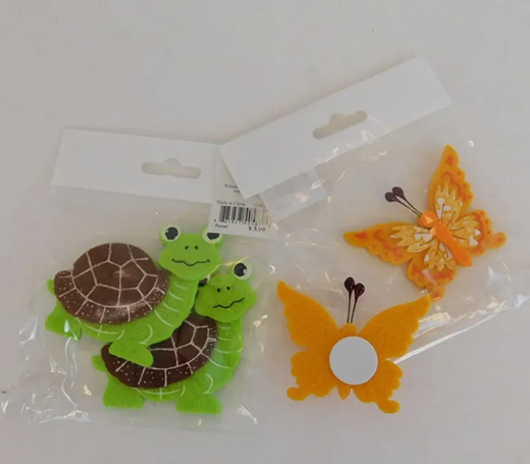 Felt Animals with Sticky Back – Assorted Sizes and Styles – Style Shipped is Randomly Picked From Animals