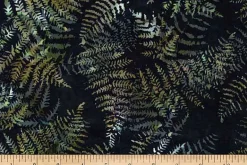 Ferns Batiks Fern Allover in Deep Emerald