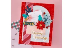Festive Floral Mix Etched Dies