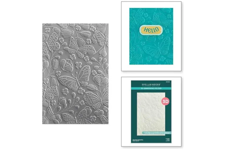 Field of Poppies 3D Emboss & Cut Folder