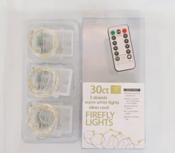 Firefly Lights – 100 Bulb LED String with Remote – Indoor/Outdoor