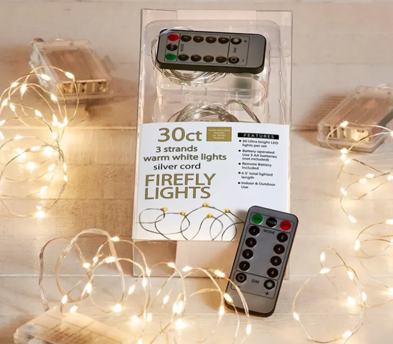 Firefly Lights – 100 Bulb LED String with Remote – Indoor/Outdoor