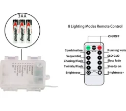 Firefly Lights 200 Bulb – Silver Wire (view bulb colors)