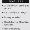 Firefly Lights 20 Bulb – Silver Wire (view bulb colors)