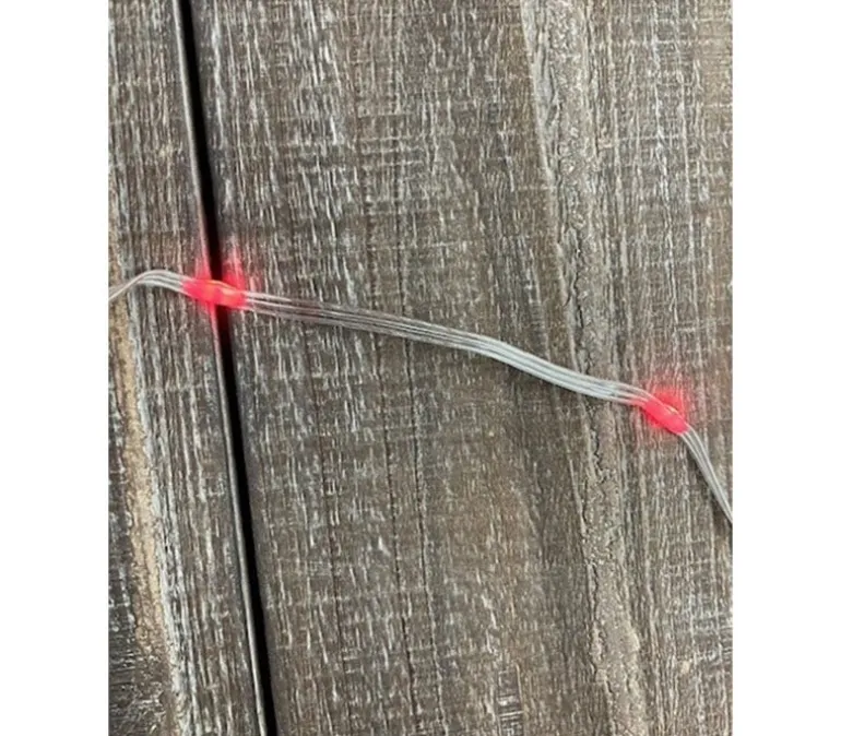 Firefly Lights on PVC Cord 100 Bulb – Multi Color – Silver Wire