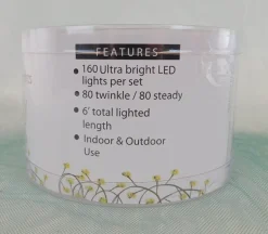 Firefly Twinkle Strand Lights 160 Bulb – Warm White