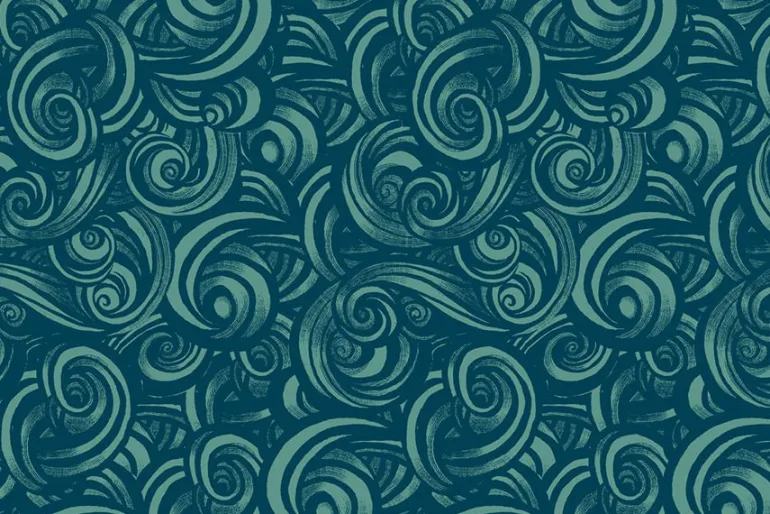 Fireglow Scribe in Watercress with Gold Highlights